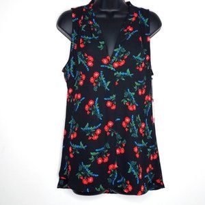 NWT VINCE CAMUTO FLORAL TANK BLOUSE SZ. M
